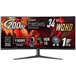 Монітор Acer 34" Nitro XZ0 XZ340CUR X2 (UM.CX0EE.205) VA Black 200Hz