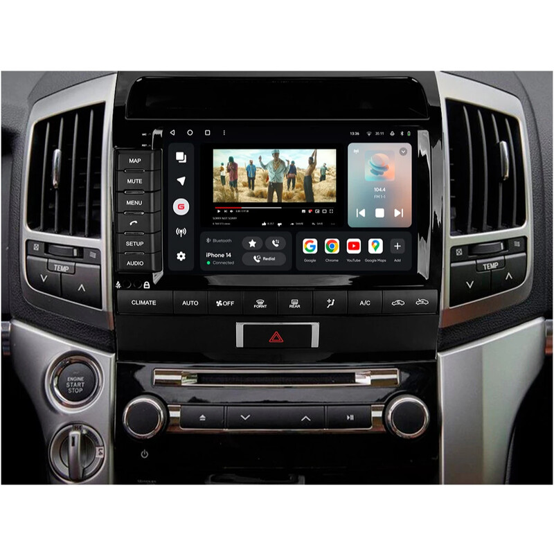 Штатна магнітола Gazer T6010 Pro для Toyota Land Cruiser 200 (J200) 2007-2015 (T6010-TJ2001-PRO)