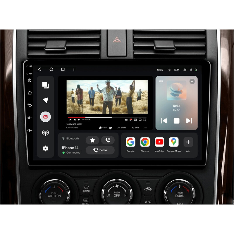 Штатна магнітола Gazer T6010 Pro Max для Mazda CX-9 (TB) 2006-2016 (T6010-TB-PROMAX)