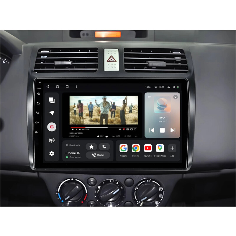 Штатная магнитола Gazer T6010 Pro для Suzuki Swift I RS 2003-2010 (T6010-RS-PRO)