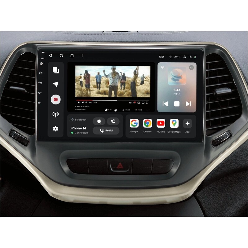 Штатная магнитола Gazer T6010 Pro для Jeep Cherokee V (KL) 2014-2018 (T6010-KL-PRO)