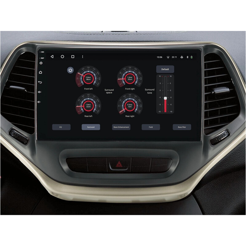 Штатная магнитола Gazer T6010 Pro для Jeep Cherokee V (KL) 2014-2018 (T6010-KL-PRO)