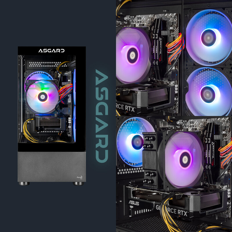 Ігровий комп`ютер ASGARD GAMER RTX 5060 Ti 16GB / Ryzen 7 7700 / DDR5 32GB / SSD 1TB (ASG-G-5060T16-7575)