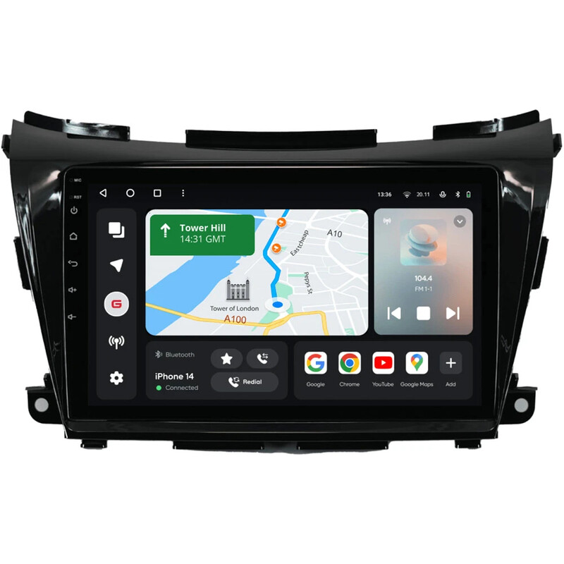 Штатна магнітола Gazer T6010 для Nissan Murano III (Z52) 2014-2020 (T6010-Z52)