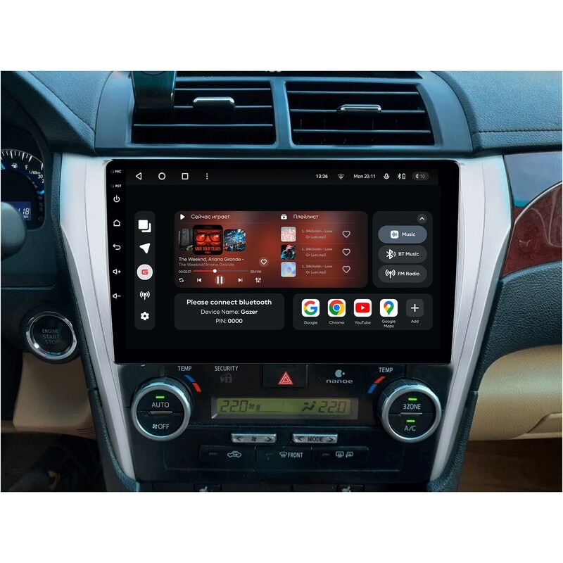Штатная магнитола Gazer T6010 для Toyota Camry VII (XV55) 2014-2017 (USA) (T6010-XV55)