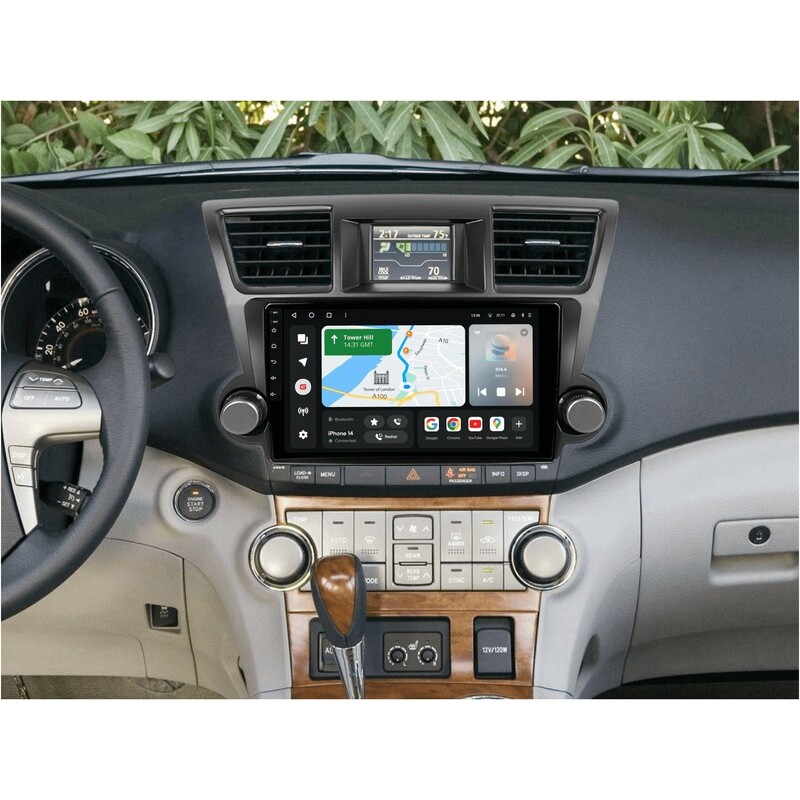 Штатна магнітола Gazer T6010 для Toyota Highlander II (XU40) 2007-2013 (T6010-XU40)