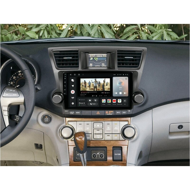 Штатна магнітола Gazer T6010 для Toyota Highlander II (XU40) 2007-2013 (T6010-XU40)