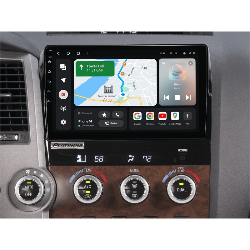 Штатная магнитола Gazer T6010 Pro для Toyota Tundra (XK50) 2007-2013, Sequoia (XK60) 2008-2017 (T6010-XK50-PRO)