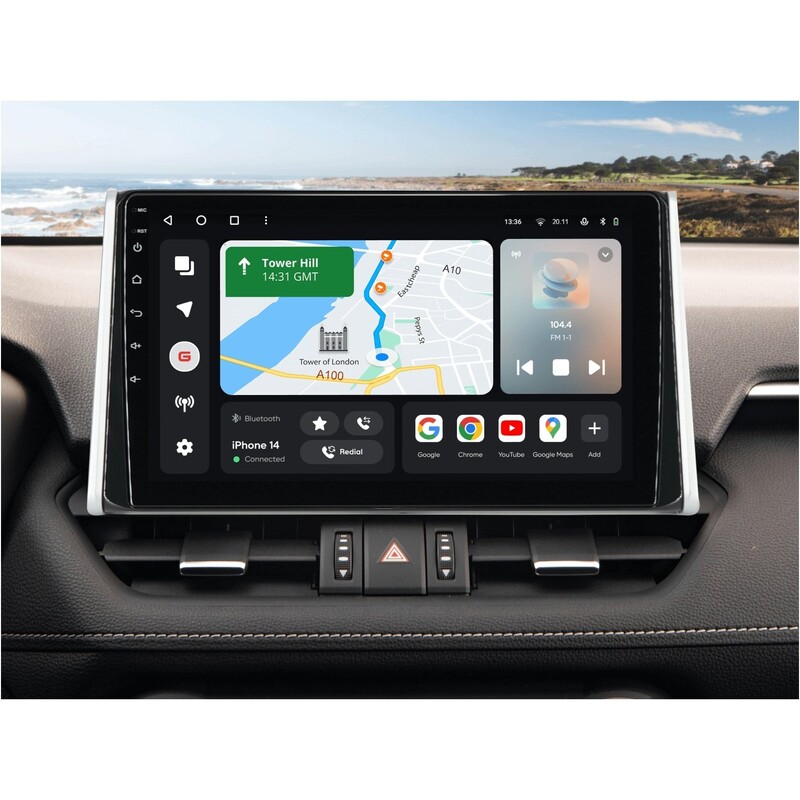 Штатная магнитола Gazer T6010 Pro для Toyota RAV4 (XA50) 2018-2020 (T6010-XA50-PRO)