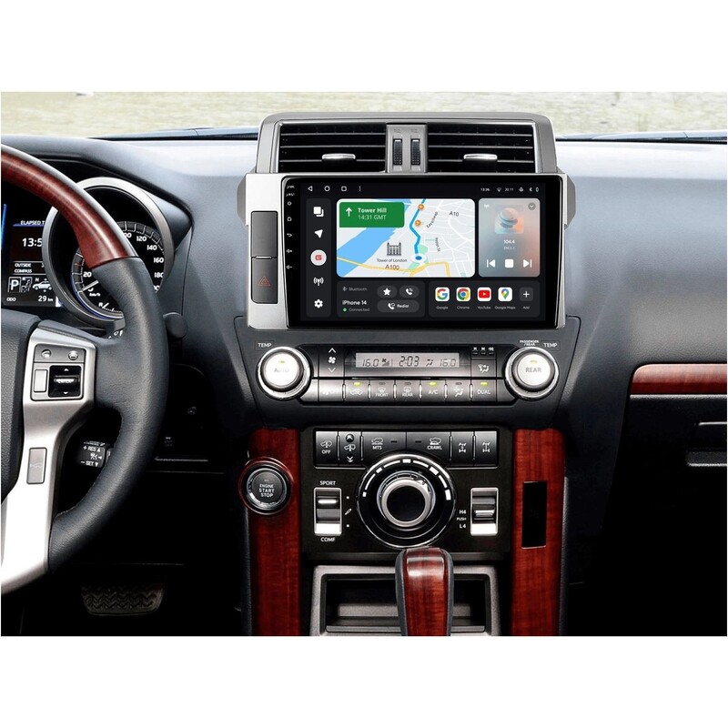 Штатная магнитола Gazer T6010 Pro для Toyota Land Cruiser Prado (J150) 2013-2017 (T6010-J150F-PROMAX)