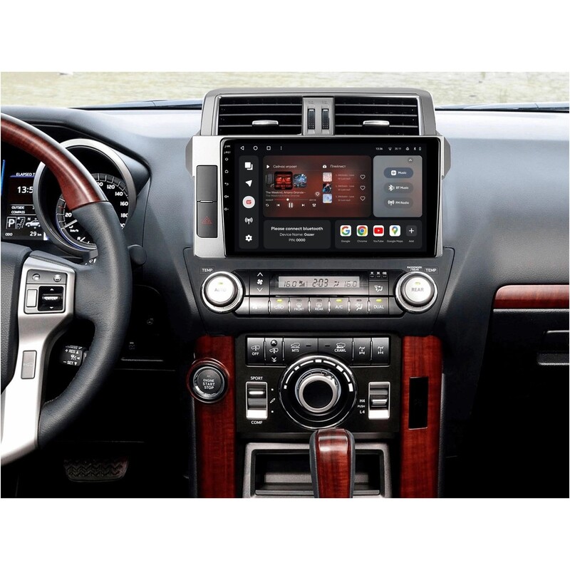 Штатная магнитола Gazer T6010 Pro для Toyota Land Cruiser Prado (J150) 2013-2017 (T6010-J150F-PROMAX)