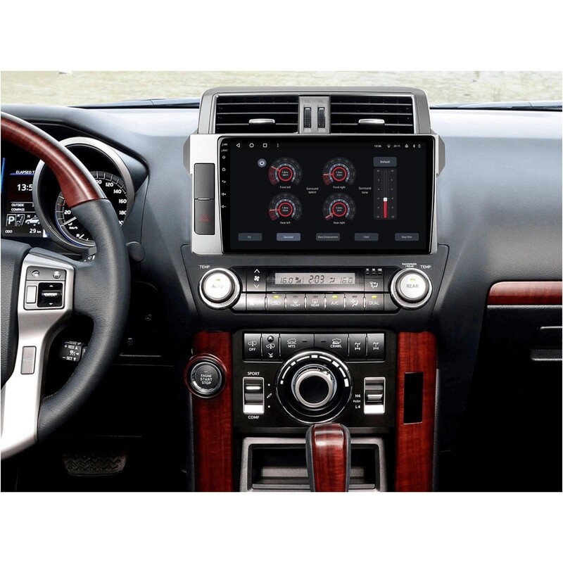 Штатна магнітола Gazer T6010 Pro для Toyota Land Cruiser Prado (J150) 2013-2017 (T6010-J150F-PRO)