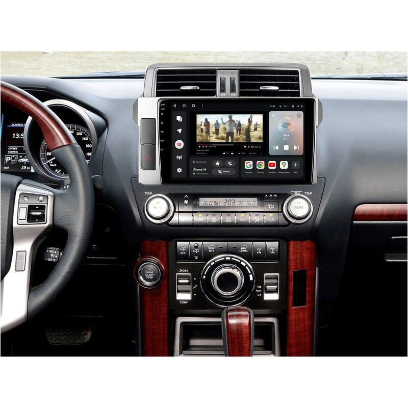 Штатна магнітола Gazer T6010 Pro для Toyota Land Cruiser Prado (J150) 2013-2017 (T6010-J150F-PRO)