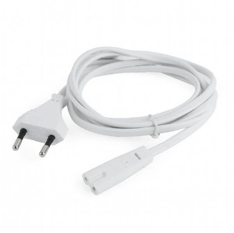 Кабель питания Cablexpert (PC-184/2-W) CEE7/16-C7, 1.8 м, белый