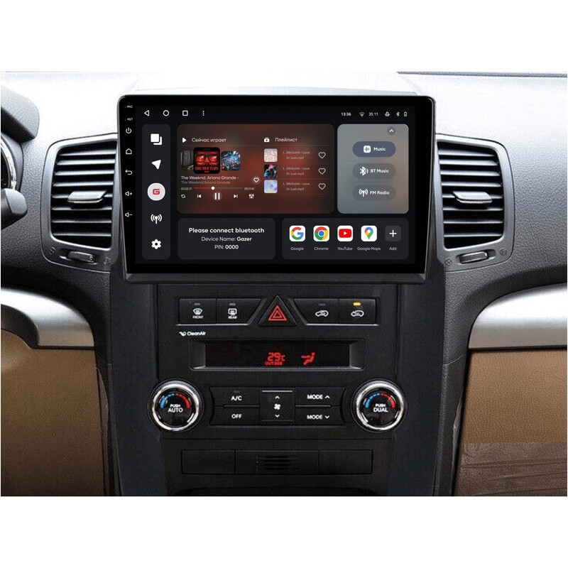 Штатная магнитола Gazer T6010 для Kia Sorento II (XM) 2009-2012 (T6010-XM/L)