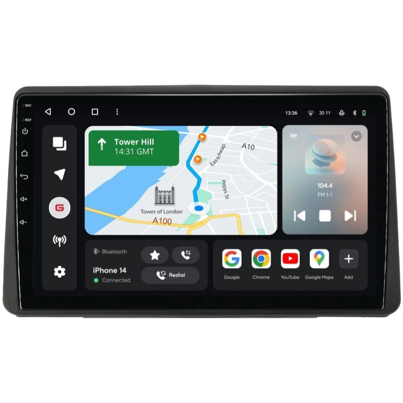 Штатная магнитола Gazer T6010 Pro для Renault Duster II (HM) 2020-2021, Arkana 2019-2021 (T6010-HM-PROMAX)