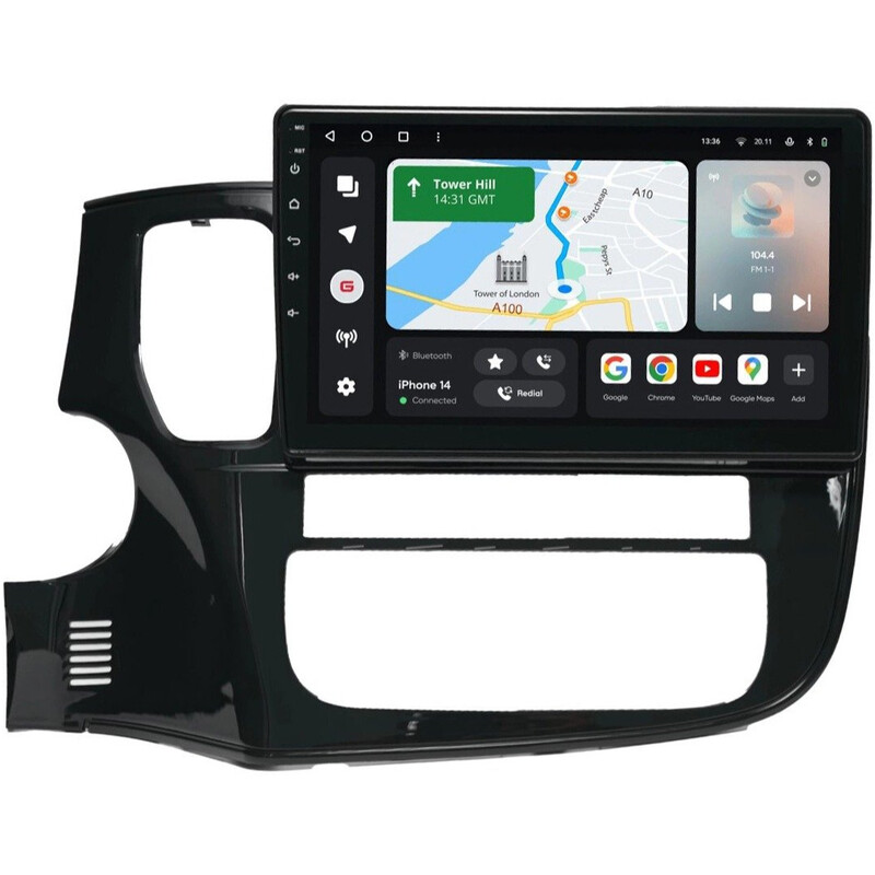 Штатная магнитола Gazer T6010 Pro для Mitsubishi Outlander III (GF0W, GG0W) 2012-2018 (T6010-GF/H-PROMAX)