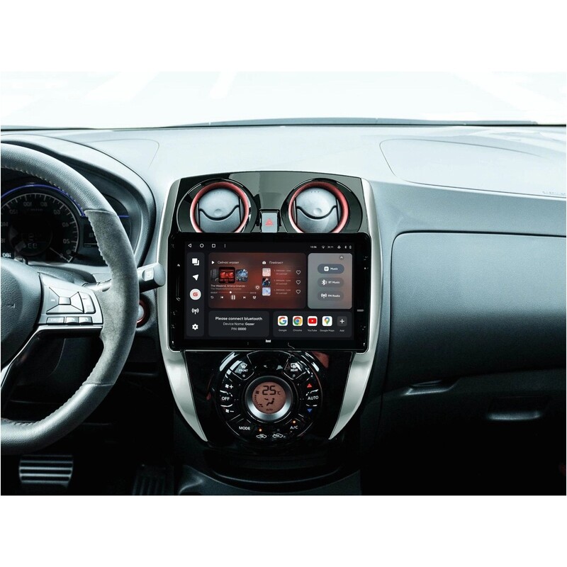 Штатна магнітола Gazer T6010 для Nissan Note II 2012-2021 (T6010-E12)
