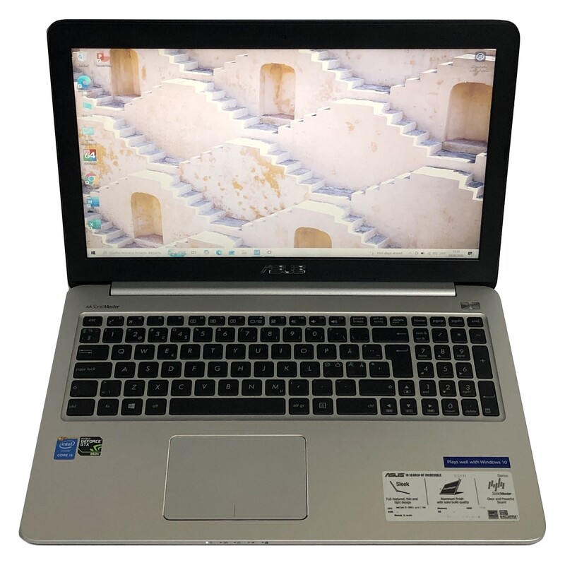 Ноутбук Asus K501LX / 15.6" FullHD / i5-5200U / 8GB / 1TB HDD / NVidia GeForce GTX 950M, 2GB / Win10 - Б/у