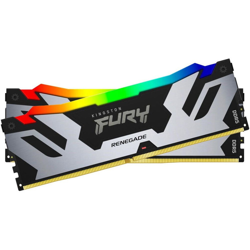 Модуль пам`яті DDR5 2x16GB/7200 Kingston Fury Renegade RGB Black (KF572C38RSAK2-32)