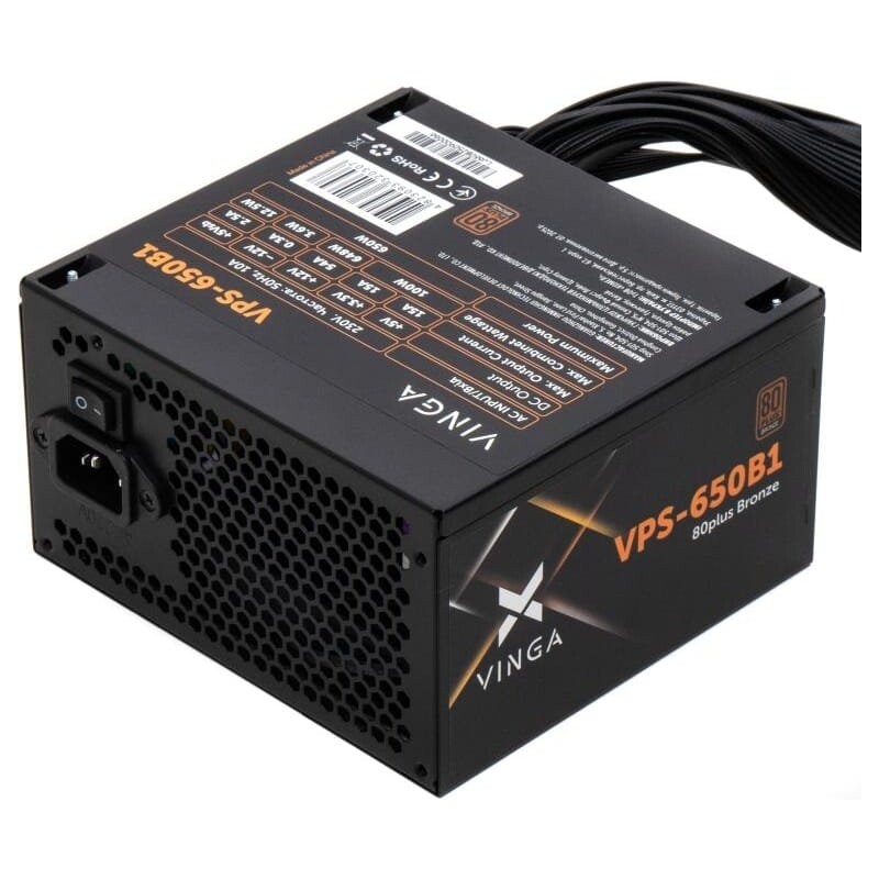 Блок питания Vinga 650W (VPS-650B1)