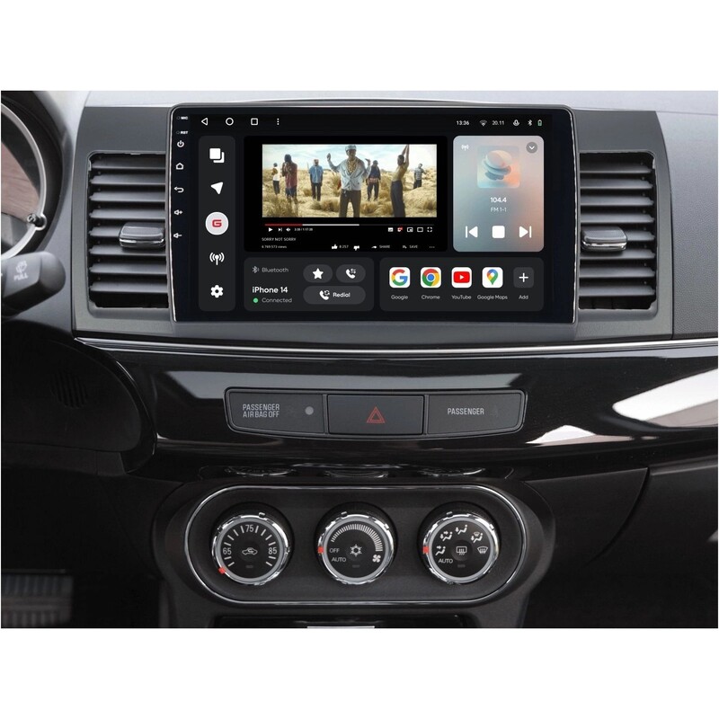 Штатна магнітола Gazer T6010 Pro для Mitsubishi Lancer X (CY) 2007-2012 (T6010-CY/H-PRO)