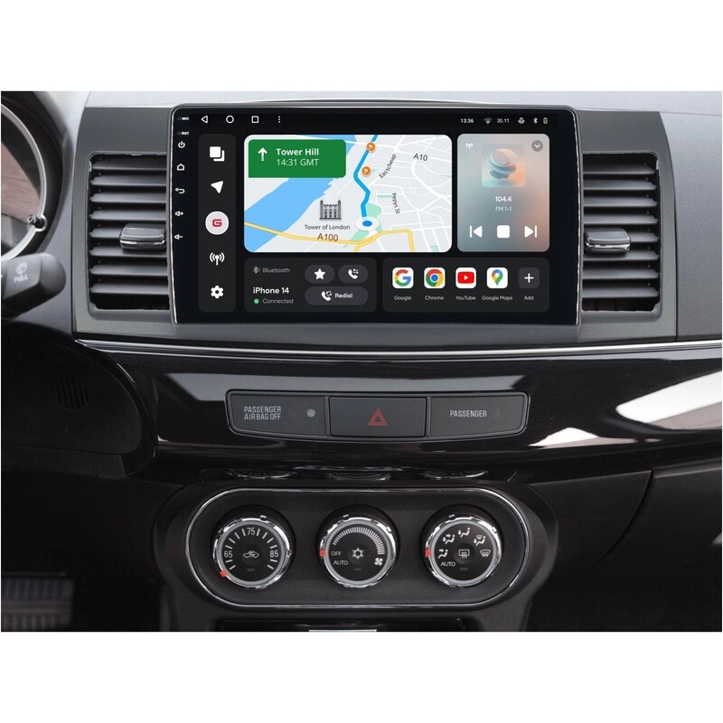 Штатна магнітола Gazer T6010 Pro для Mitsubishi Lancer X (CY) 2007-2012 (T6010-CY/H-PRO)