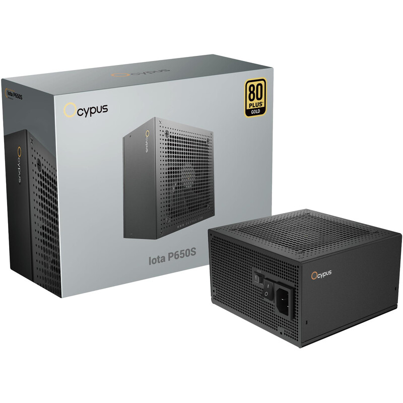 Блок живлення Ocypus Iota P650S 650W ATX 3.1 80+ Gold Black (Iota-P650S-GFFBK025X-EU)
