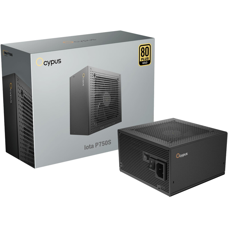 Блок питания Ocypus Iota P750S 750W ATX 3.1 80+ Gold Black (Iota-P750S-GFFBK025X-EU)
