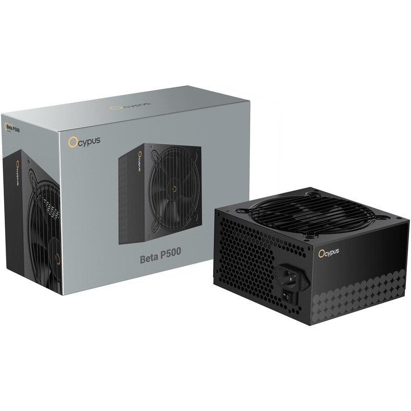 Блок питания Ocypus Beta P500 500W ATX 2.53 Black (BETA-P500-N1HDBK024X-EU)