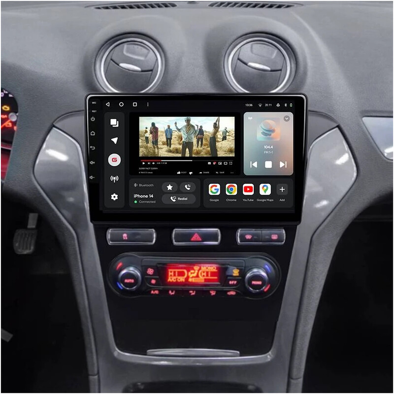 Штатна магнітола Gazer T6010 Pro для Ford Mondeo IV 2011-2014 (T6010-CD350-PROMAX)