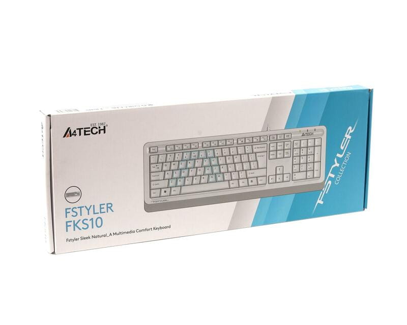 Клавиатура A4Tech Fstyler FKS10 White