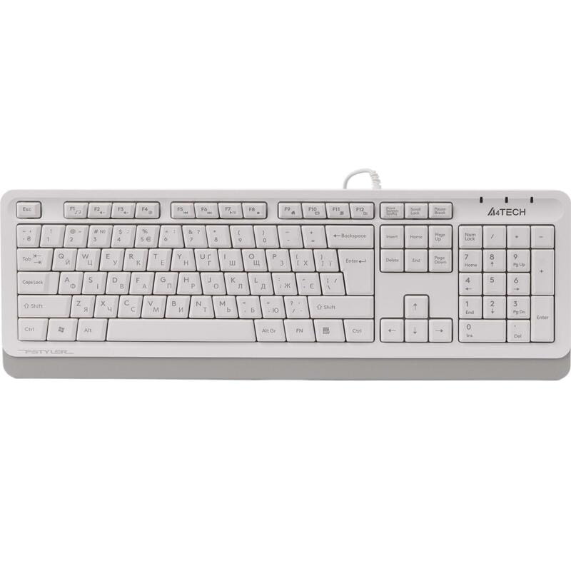 Клавиатура A4Tech Fstyler FKS10 White