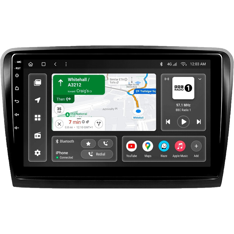Штатная магнитола Gazer T6010 Pro для Skoda Superb II (B6) 2008-2015 (T6010-B6-PRO)