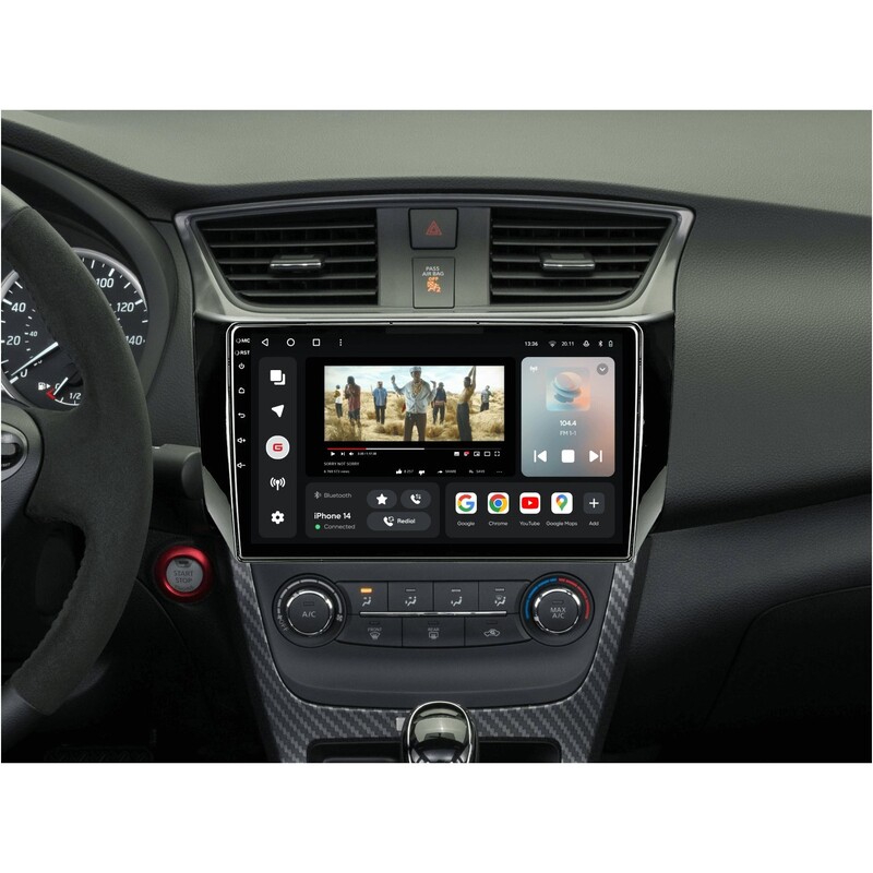 Штатна магнітола Gazer T6010 для Nissan Sentra 2012-2017 (T6010-B17)