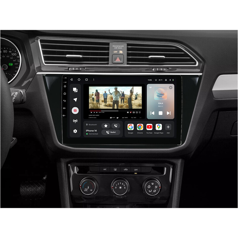 Штатная магнитола Gazer T6010 Pro для Volkswagen Tiguan II (AD) 2016-2022 (T6010-AD/H-PRO)