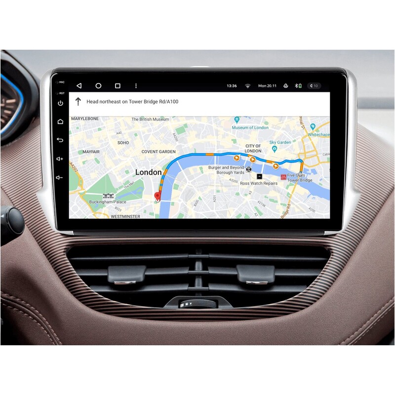 Штатная магнитола Gazer T6010 для Peugeot 2008 I, 208, 2013-2020 (T6010-A94F)