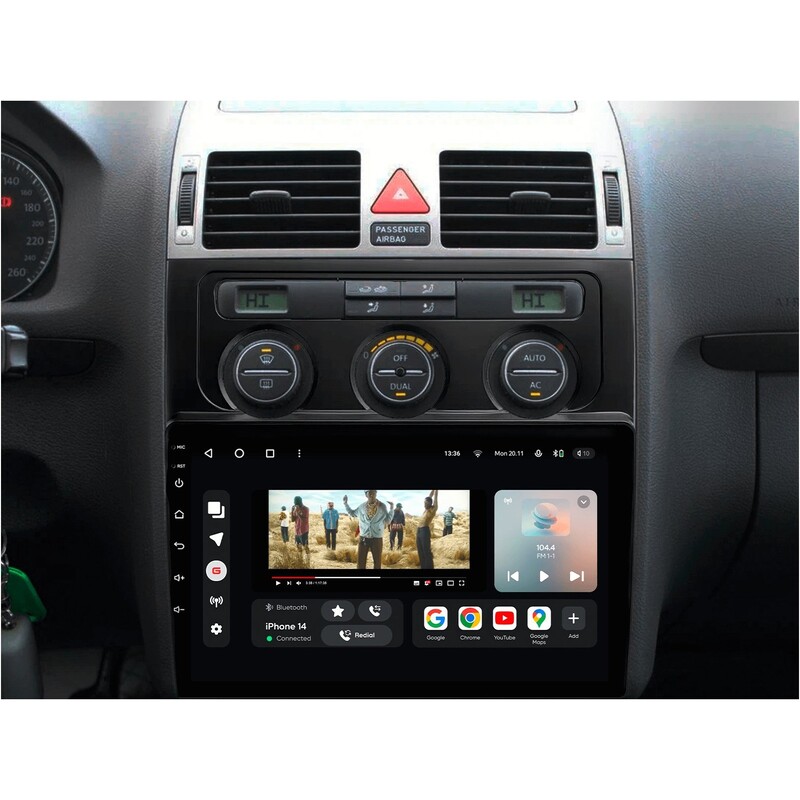 Штатная магнитола Gazer T6010 Pro для Volkswagen Touran I (1T) 2003-2010 (T6010-1T-PRO)