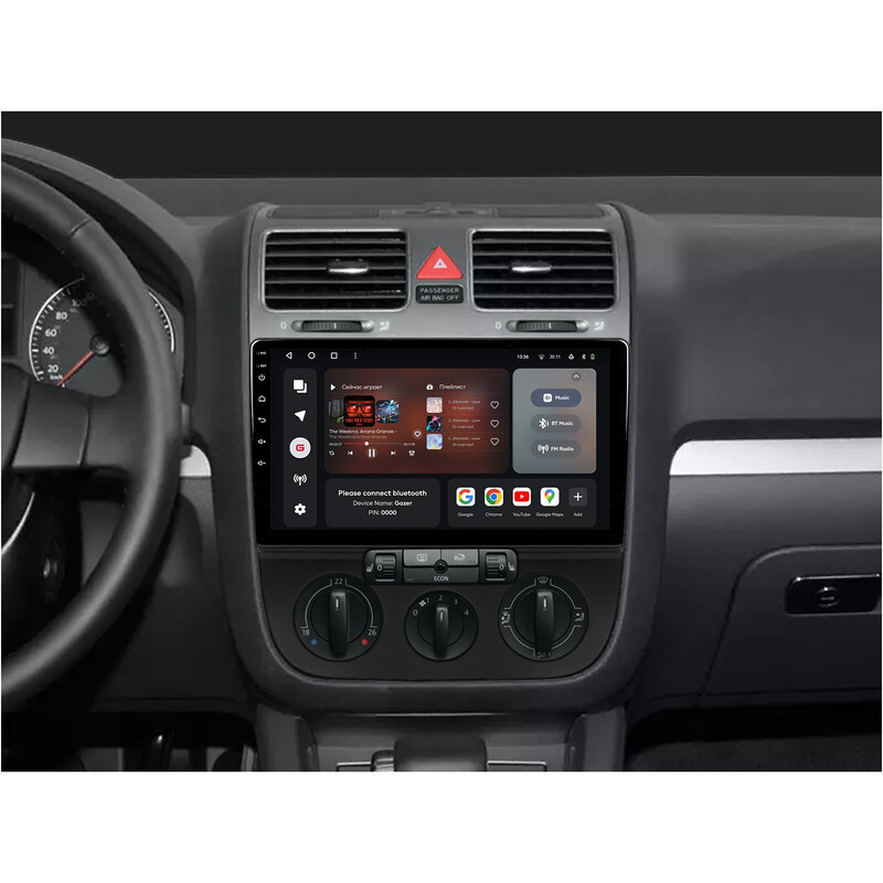 Штатная магнитола Gazer T6010 Pro для Volkswagen Jetta V (1K) 2005-2010 (T6010-1K-PRO)