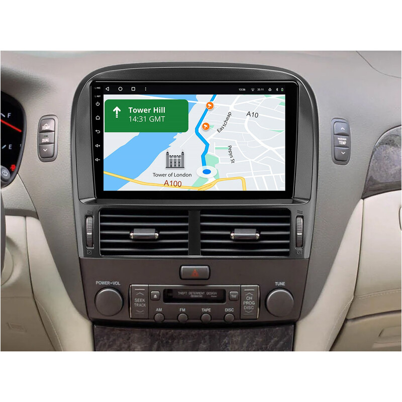 Штатна магнітола Gazer T6009 Pro Max для Toyota Celsior (XF30) 2000-2003 (T6009-XF302-PROMAX)