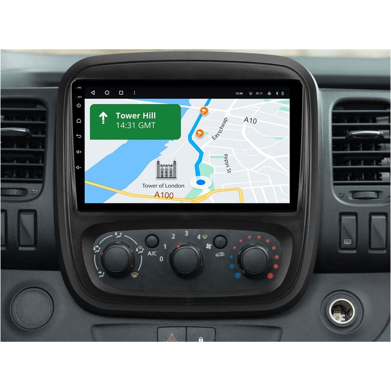 Штатна магнітола Gazer T6009 для Renault Trafic III 2014-2021 (T6009-X822)