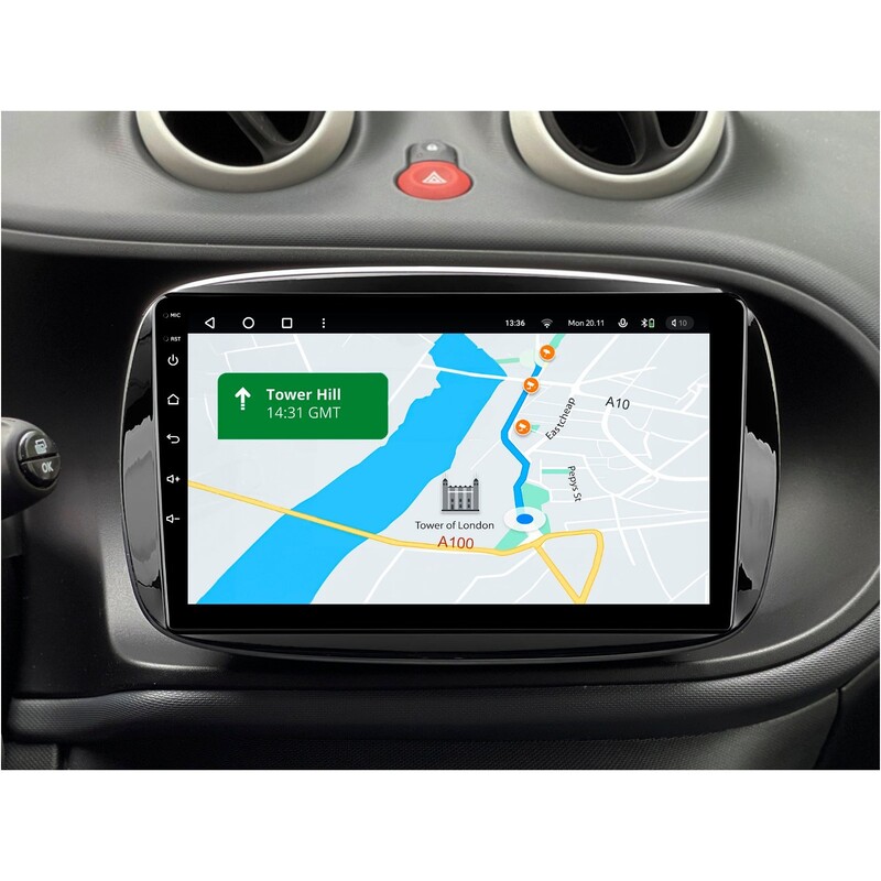 Штатна магнітола Gazer T6009 Pro Max для Smart Fortwo 3 (C453, A453, W453) 2014-2020 (T6009-W453-PROMAX)