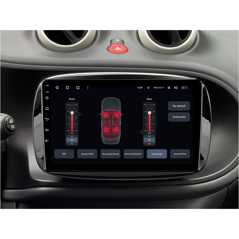 Штатна магнітола Gazer T6009 Pro Max для Smart Fortwo 3 (C453, A453, W453) 2014-2020 (T6009-W453-PROMAX)