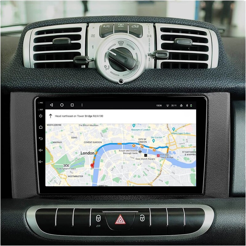 Штатна магнітола Gazer T6009 Pro Max для Smart Fortwo 2 (W451) 2010-2015 (T6009-W451-PROMAX)