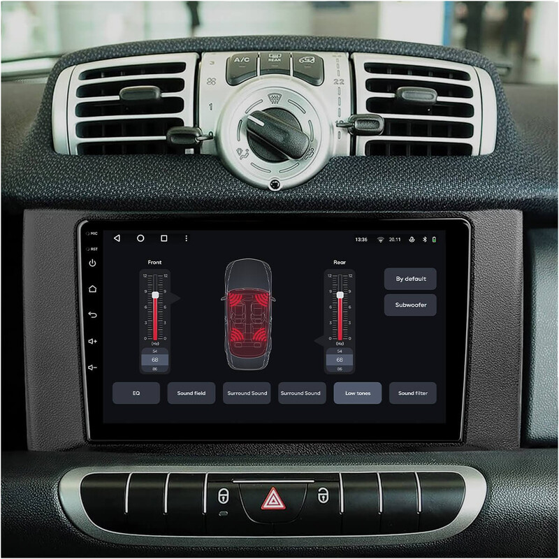 Штатна магнітола Gazer T6009 Pro Max для Smart Fortwo 2 (W451) 2010-2015 (T6009-W451-PROMAX)