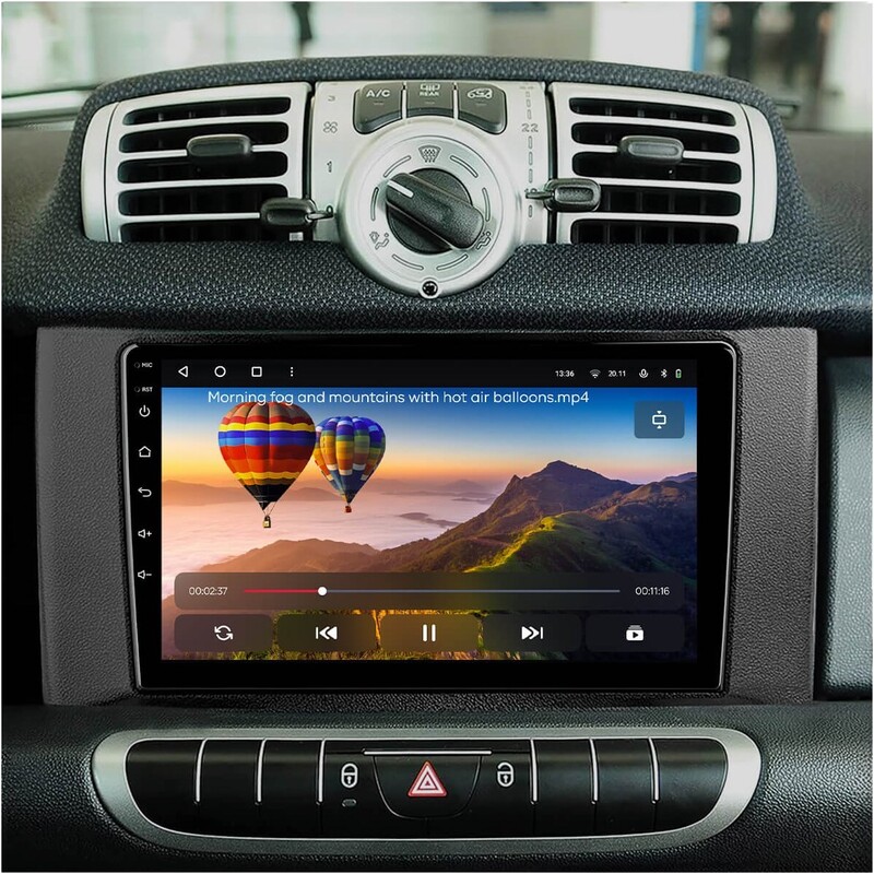 Штатная магнитола Gazer T6009 Pro для Smart Fortwo 2 (W451) 2010-2015 (T6009-W451-PRO)