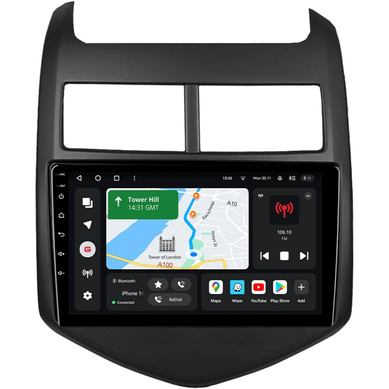 Штатная магнитола Gazer T6009 Pro для Chevrolet Aveo II 2011-2015 (T6009-T300-PRO)