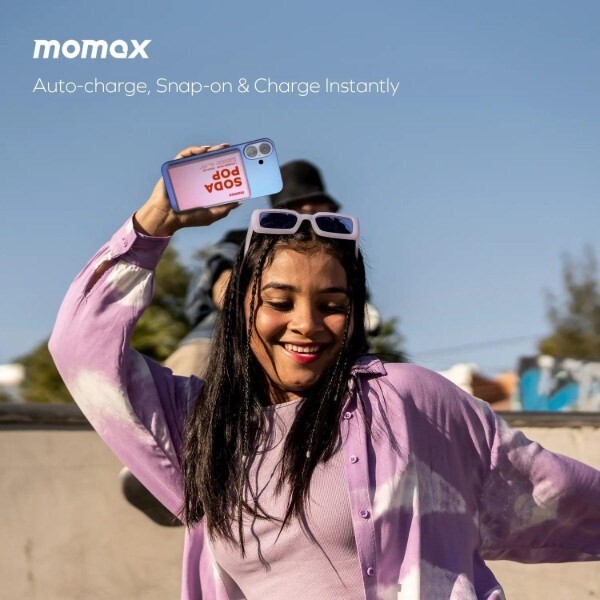 Універсальна мобільна батарея Momax 1-Power Pass 5000mAh 20W Pink (IP135AP2)