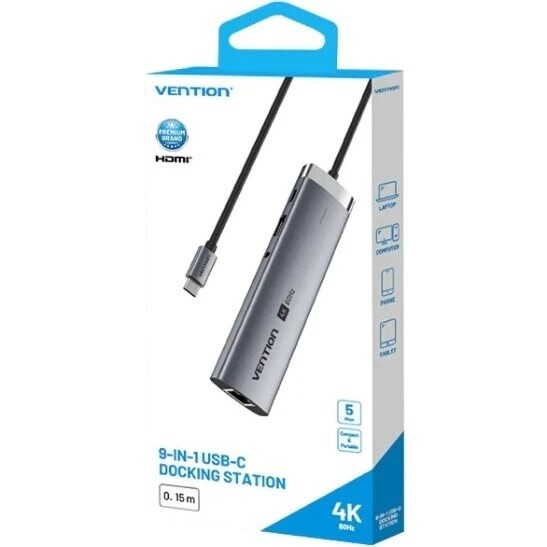 USB-хаб Vention USB-C 9-in-1 (TGVHB)