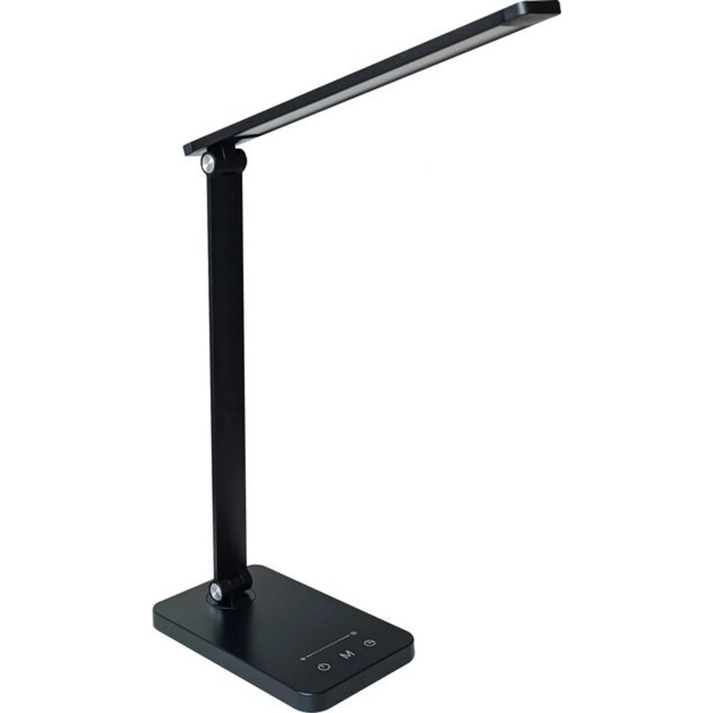 Настільна лампа Osram LED Panan Disk Fold SQ 6.5W 3000K-6500K с димером чорний (4099854363887)